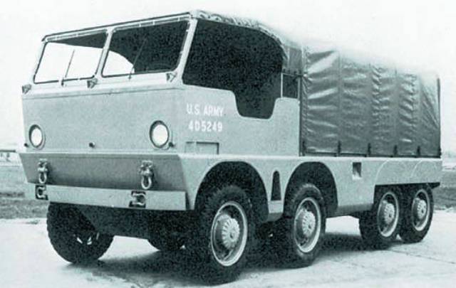 Плавающий грузовик XM521.