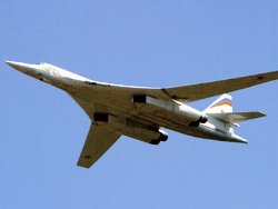 Стратегический бомбардировщик Ту-160 «Блэкджек-А».