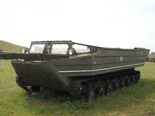 Плавающий грузовик К-61 – первая грузовая амфибия СССР