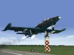 Учебно-тренировочный самолет и легкий штурмовик G-4 «Супер Галеб». 